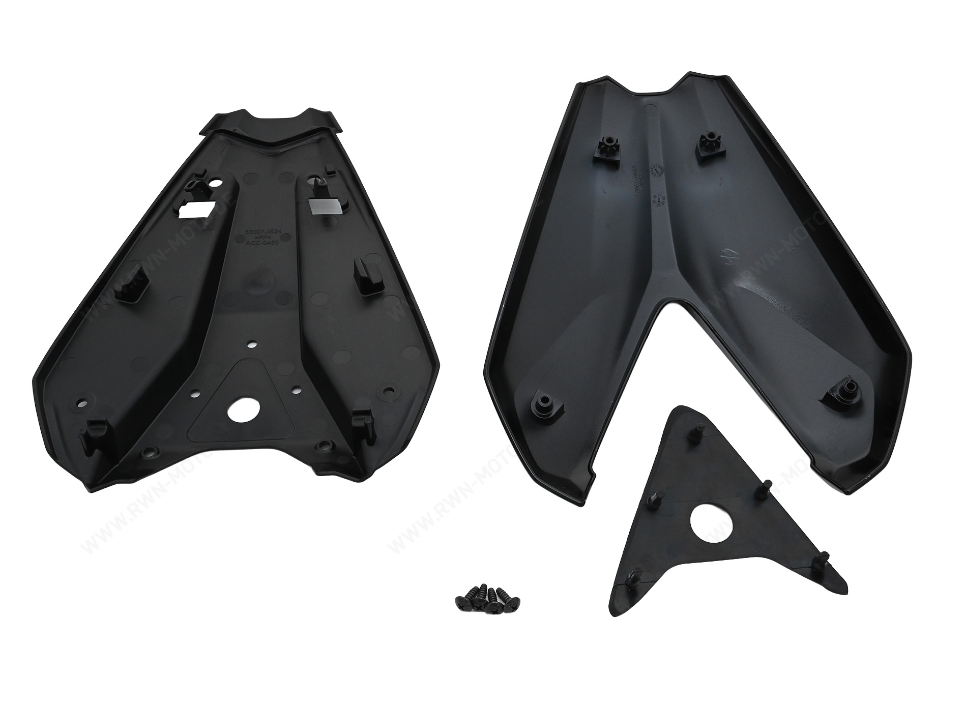 Passagiersstoelhoes Ebony (H8) voor Z 1100 /SE (26-) Origineel Kawasaki