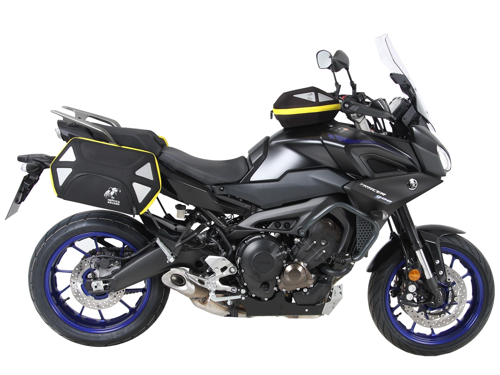 C-Bow zijdrager antraciet voor Yamaha Tracer 900 / GT (Bj.18-) Hepco & Becker