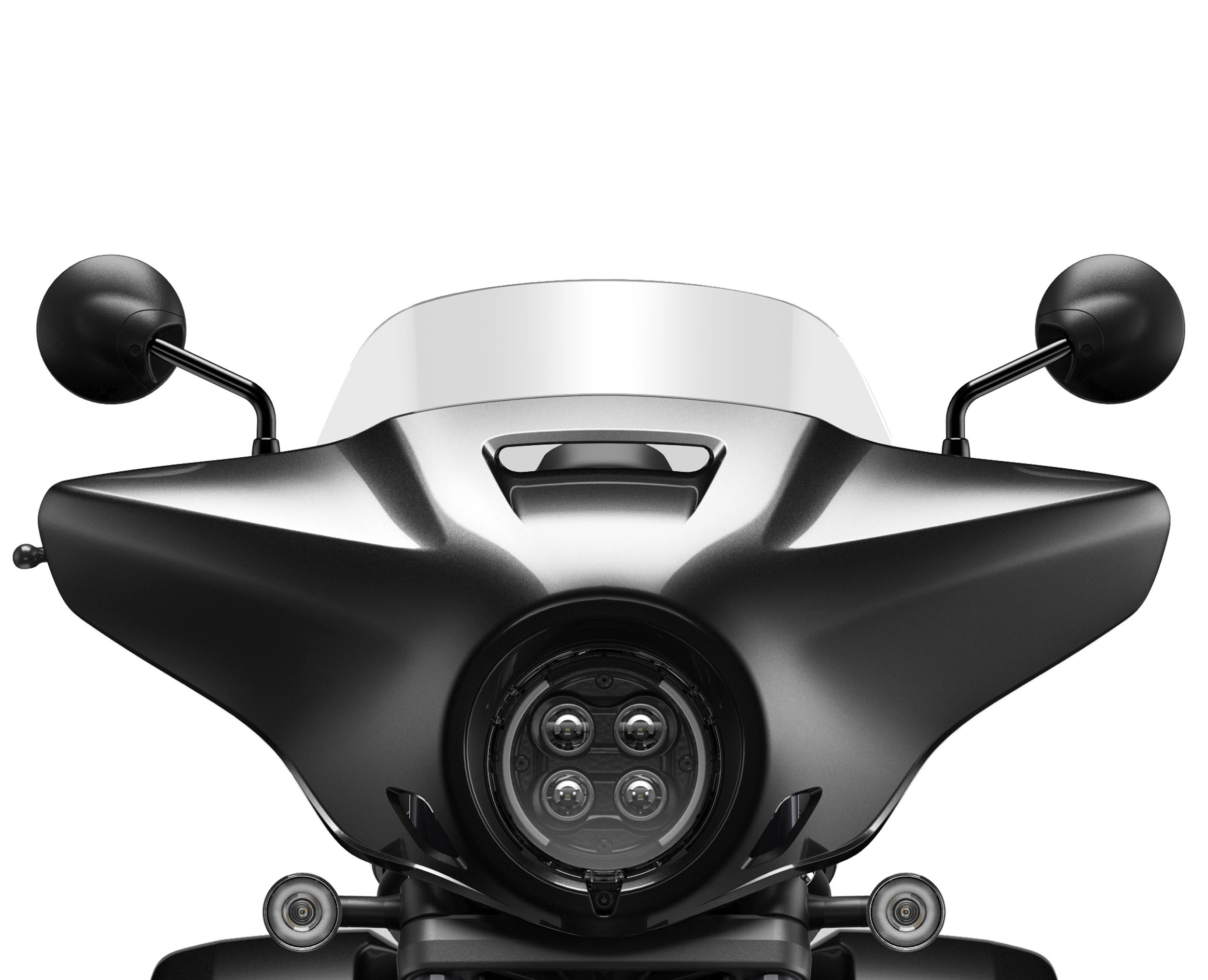 Voorruit kort voor voorkuip voor Honda CMX 1100 Rebel (21-)
