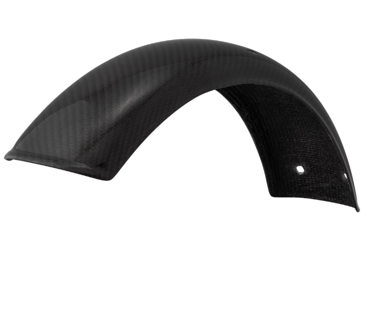 Spatbord 2.0 Garelli EVO II zonder beugel voor Vespa PX 80-200cc, carbon blank