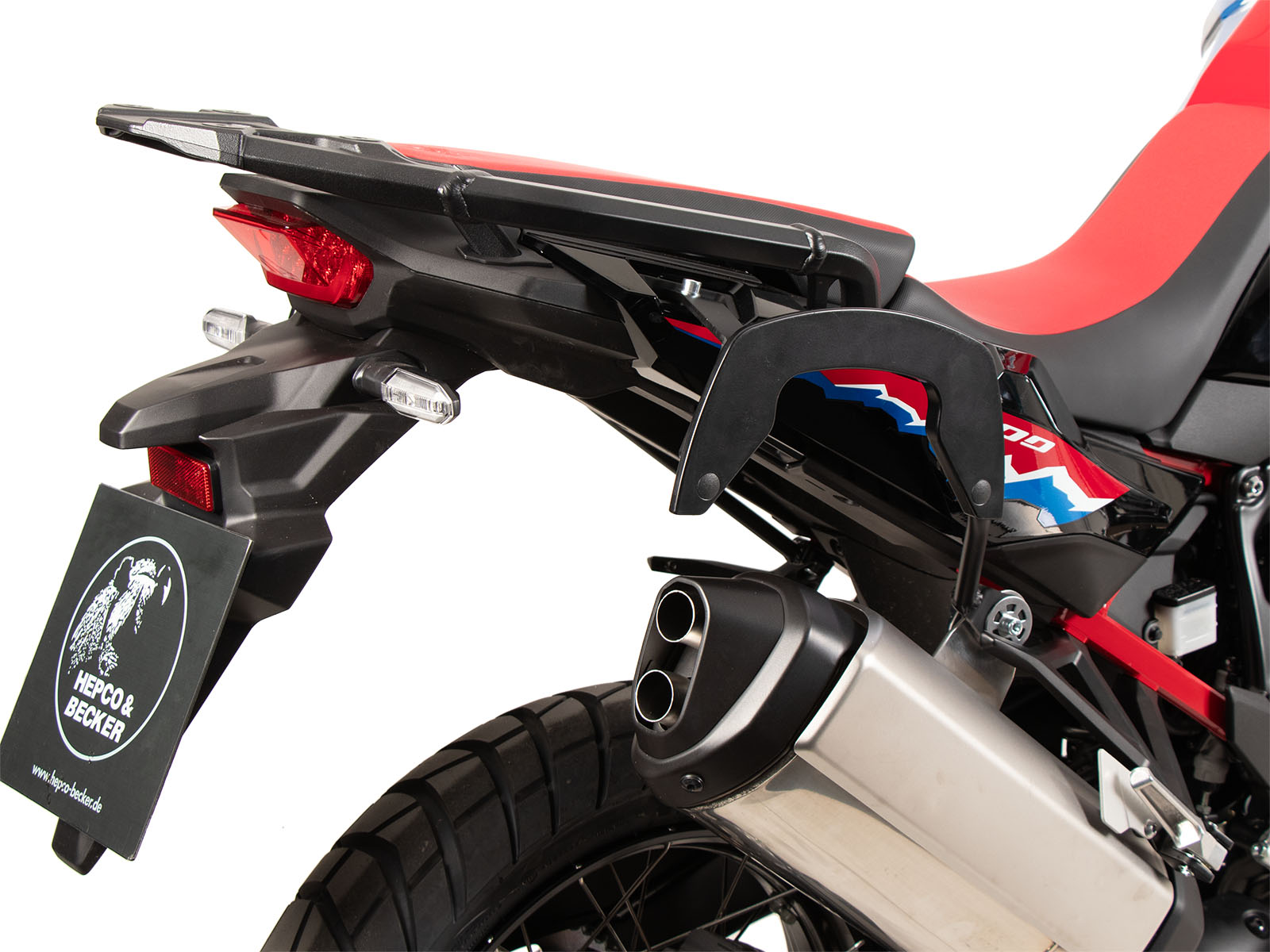C-Bow zijdrager zwart voor Honda CRF 1100 L Africa Twin (24-) Hepco & Becker