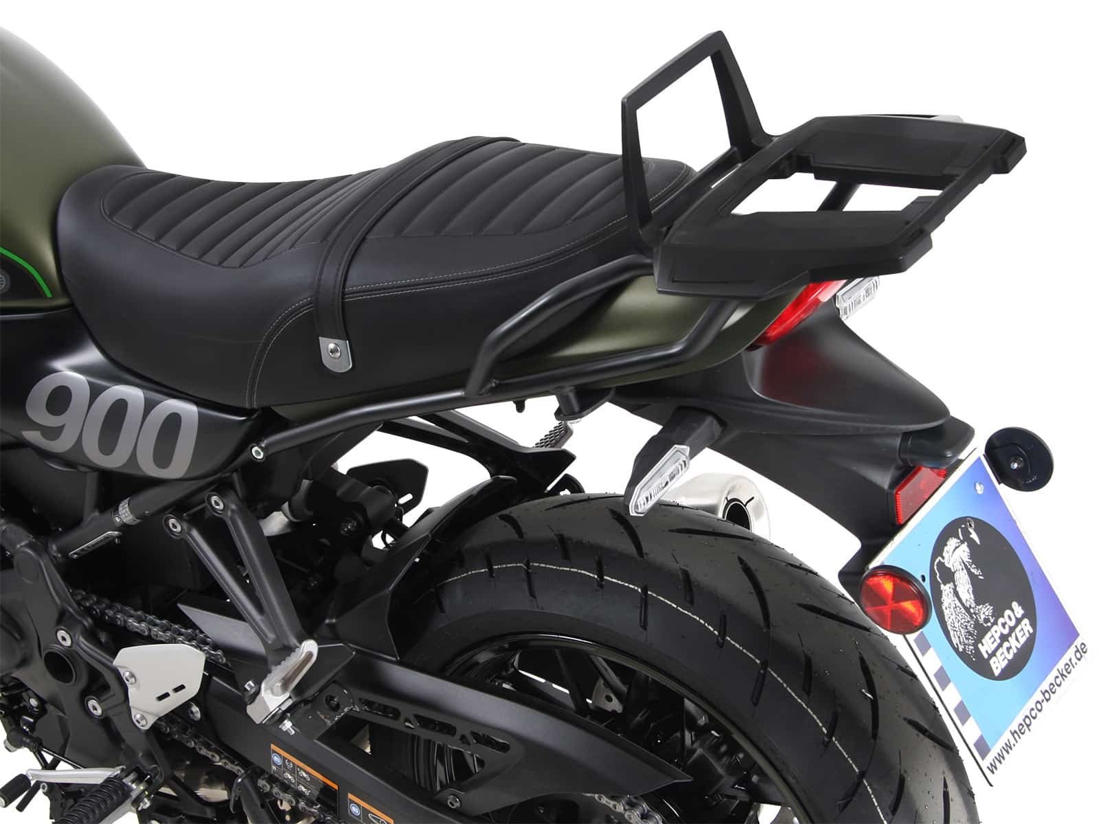 Alurack topkoffer zwart voor Kawasaki Z 900 RS /SE /Black Ball Edition (26-)