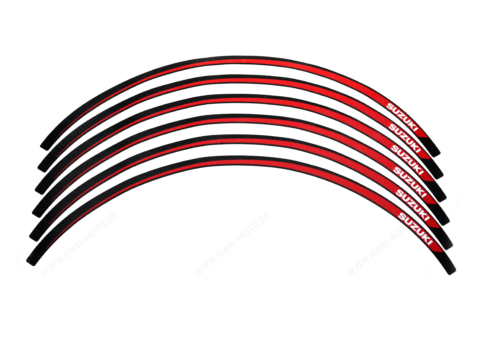 Velgsticker (rood / zwart) Suzuki GSX-8S 2023- Originele Accessoires