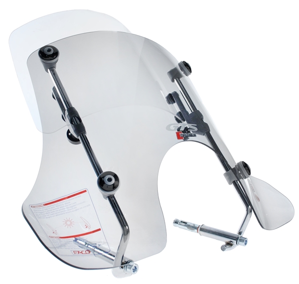 Windscherm FACO "Twin-Screen" voor Vespa GTS/GTS Super/GT/GT L 125-300cc (-22)