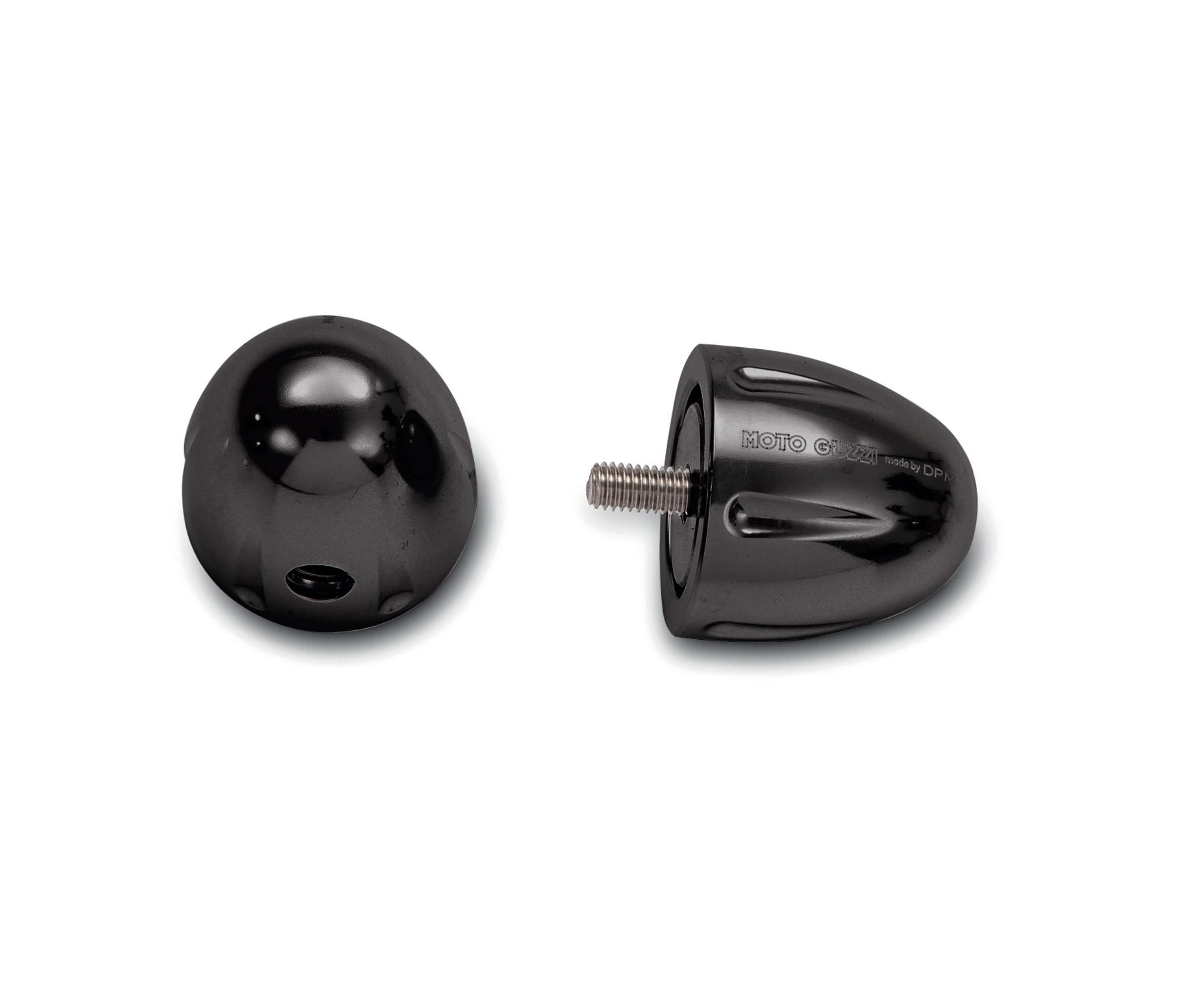 Bar-end gewicht, aluminium, zwart voor Moto Guzzi Audace