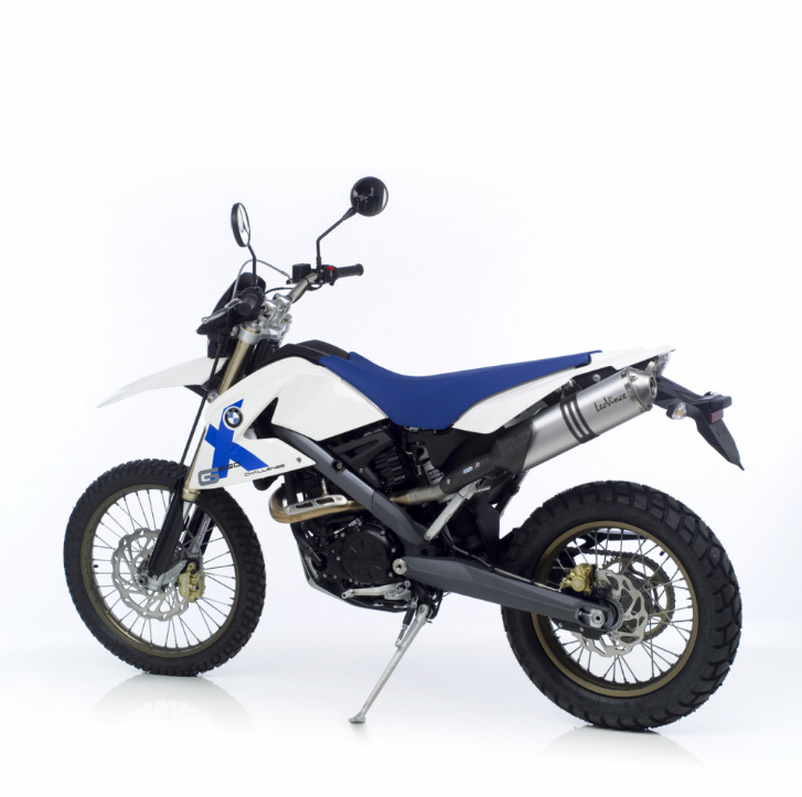 LeoVince uitlaatsysteem X3, aluminium, slip on voor BMW G 650 X-Challenge/X-Moto/X-Country (Bj.07-11)