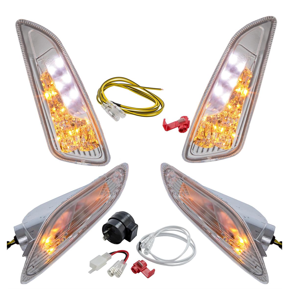 Indicator set LED duidelijk voor Vespa Primavera/Sprint 50cc 2T/4T