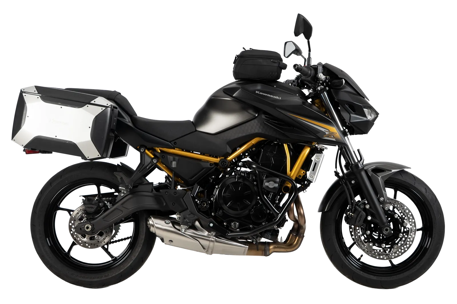 C-Bow zijdrager zwart voor Kawasaki Z 650 S (26-) Hepco & Becker