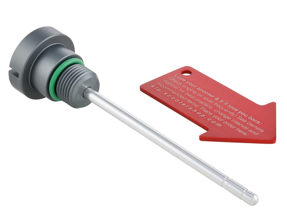 Olievulplug motorolie voor Vespa GTS/GTS Super/GTV 300cc HPE, mat grijs