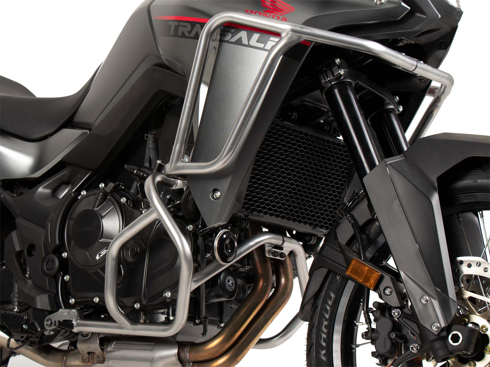 Zilveren motorbeschermbeugel voor Honda XL 750 Transalp (25- ) Hepco & Becker
