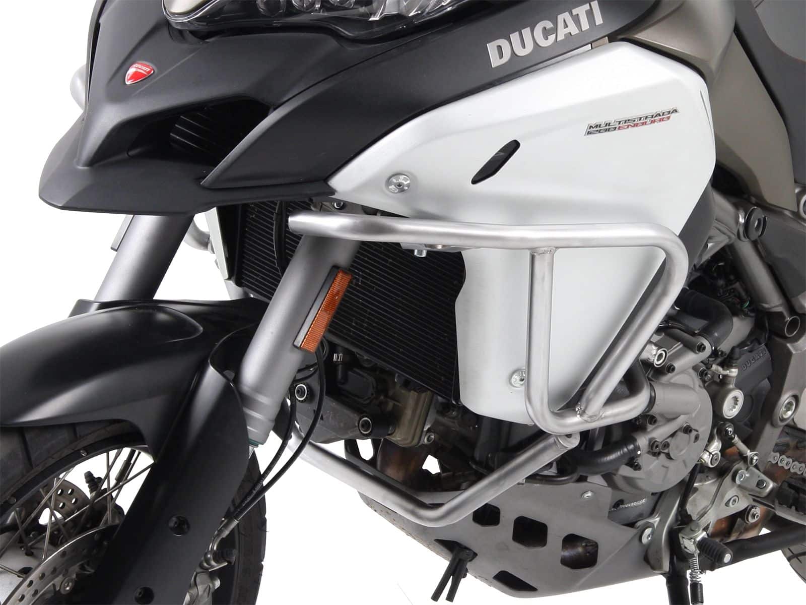 Roestvrijstalen tankbeschermer voor Ducati Multistrada 1200 Enduro (16-18) Hepco & Becker