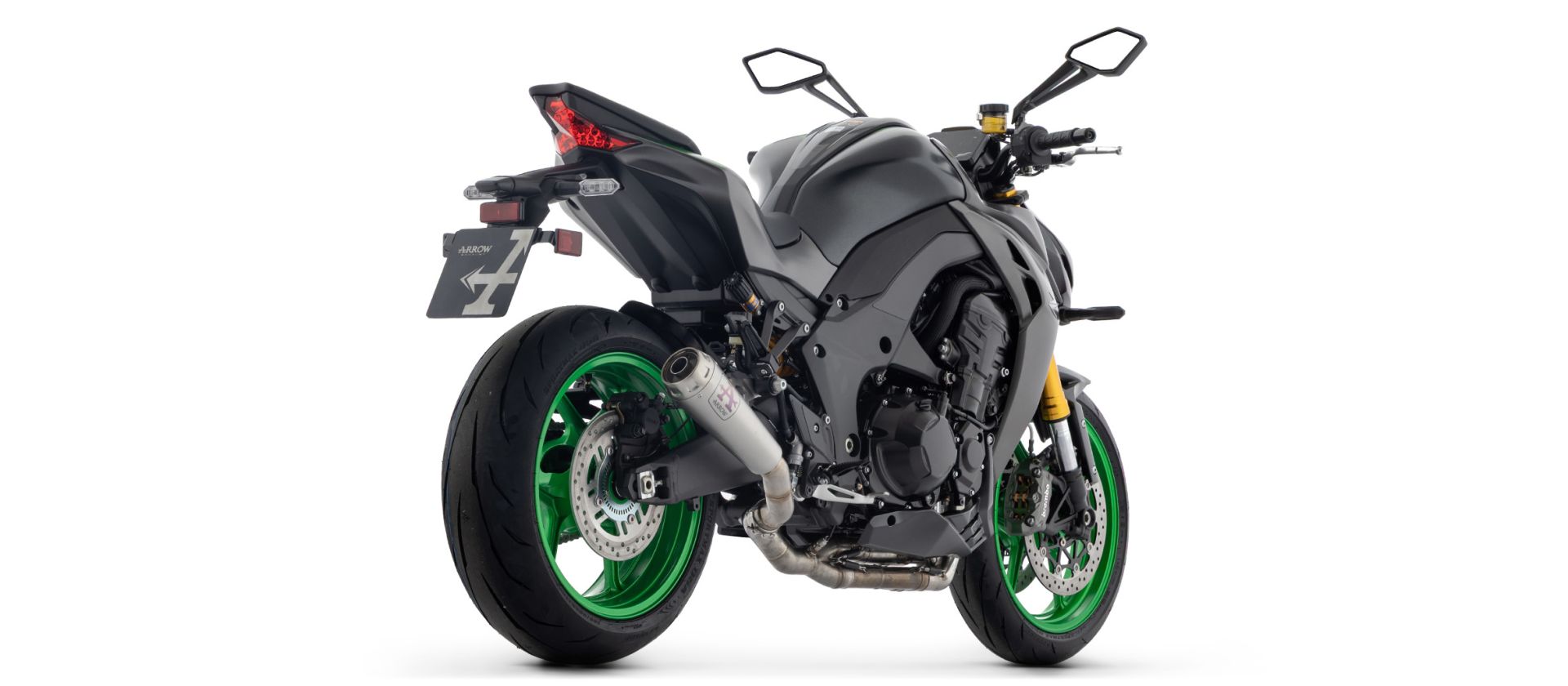 ARROW uitlaat PRO-RACE roestvrij staal voor Kawasaki Z 1100 /SE (26-)