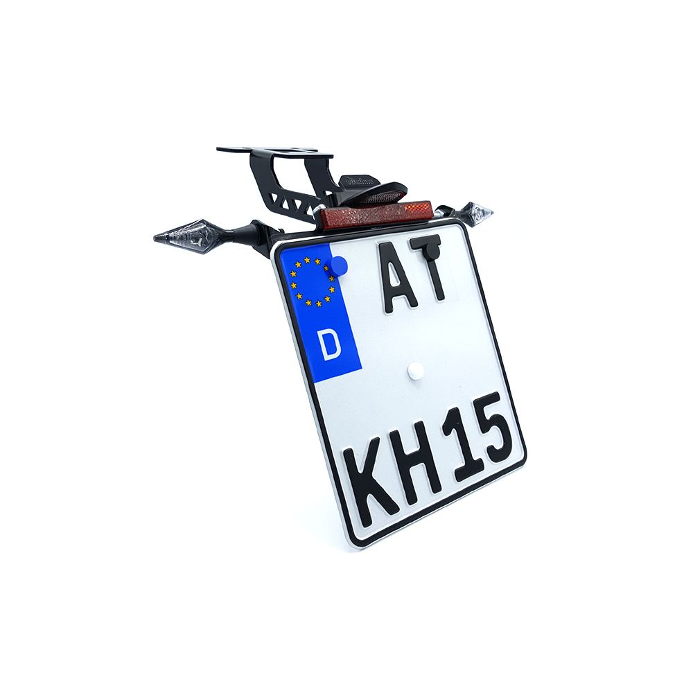 Nummerplaathouder (incl. Barracuda knipperlichten voor + achter) voor Yamaha YZF-R3 / MT-03 (20-)