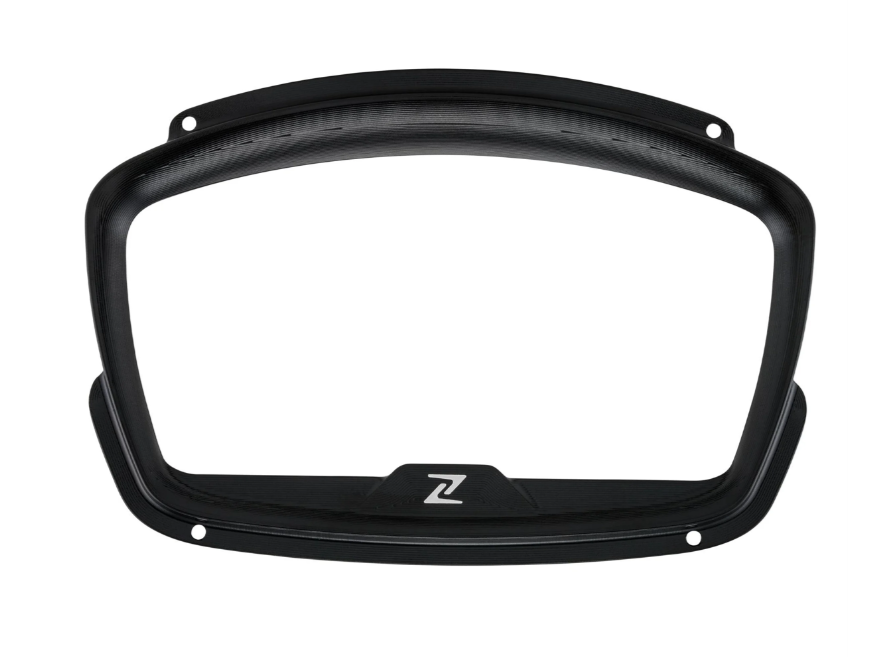 Decoratieve ring snelheidsmeter voor Vespa GTS Supertech HPE 125/300 ('19-), glanzend zwart