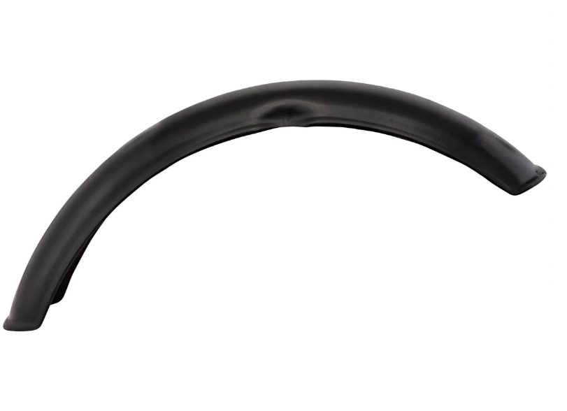 Spatbord Garelli EVO II zonder beugel, universeel voor Vespa PX 80-200cc, GFK, zwart