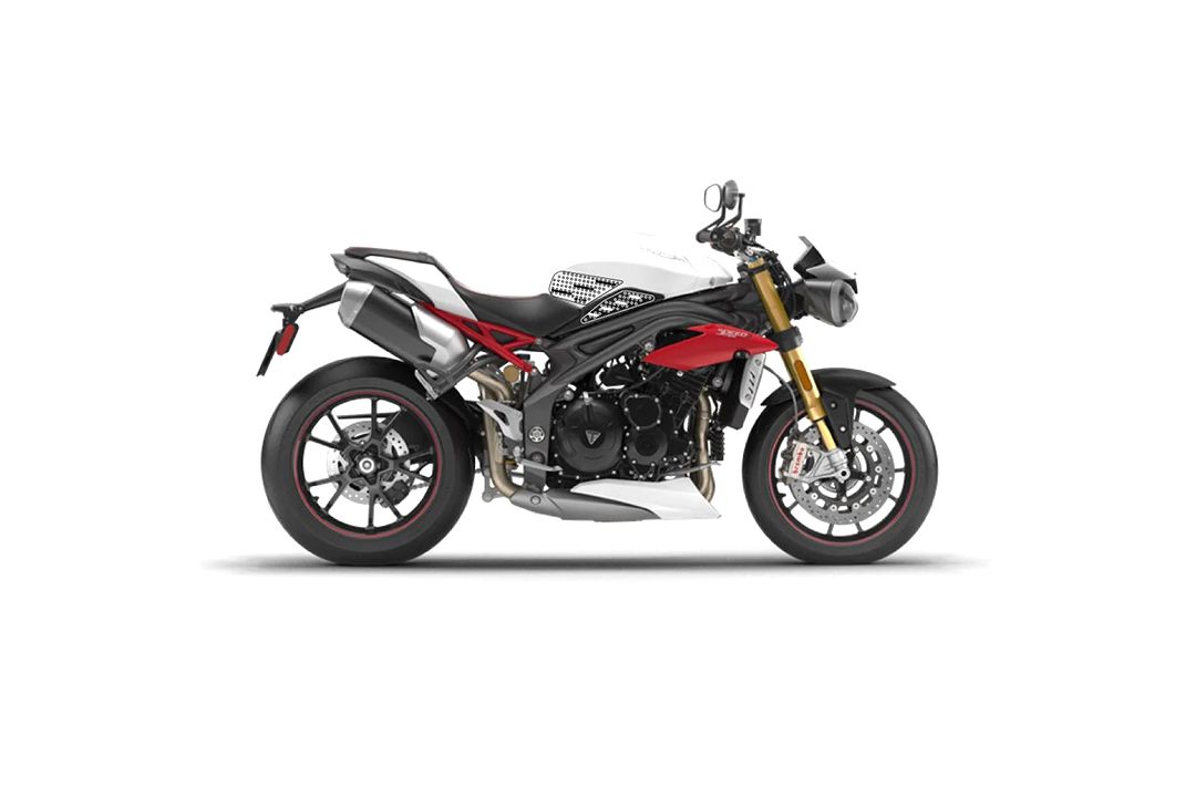 Stompgreep hybride icoon voor Triumph Speed Triple 1050 2016-2020