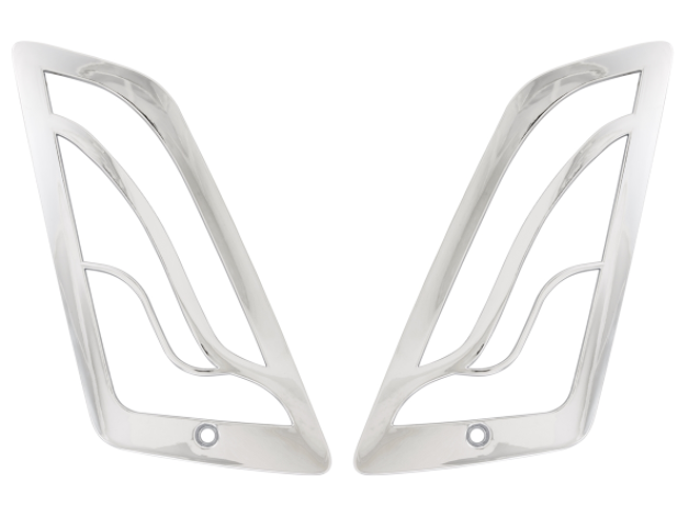 Richtingaanwijzerrooster rechts en links, vooraan voor Vespa GTS/GTS Super/GTV/GT 60/GT/GT L, chroom