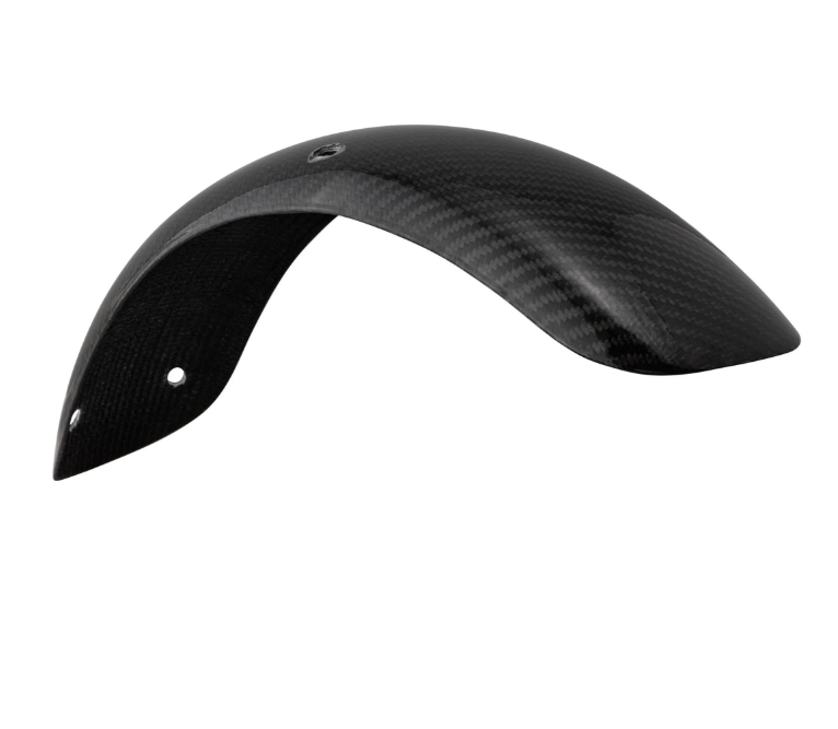 Spatbord 2.0 Garelli Race EVO II zonder beugel voor Vespa PX 80-200cc, carbon transparant
