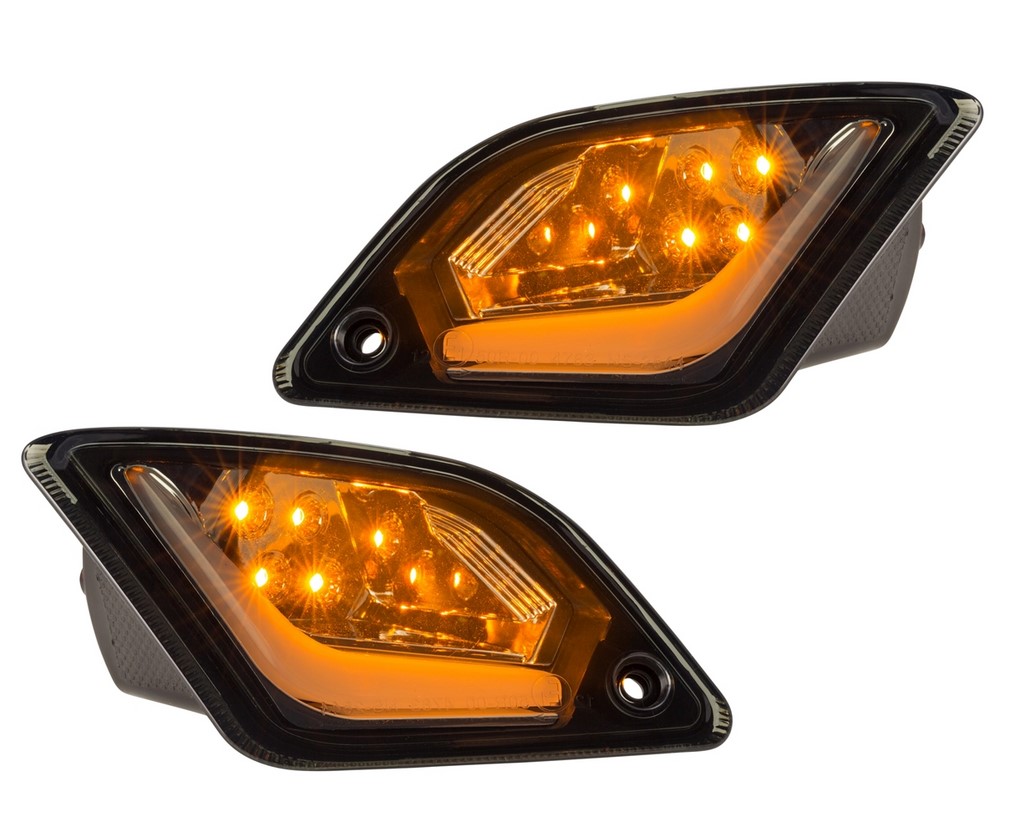 Richtingaanwijzerset voor & achter voor Vespa GTS/GTS Super/GTV/GT 60/GT/GT L ('03-'13), getint
