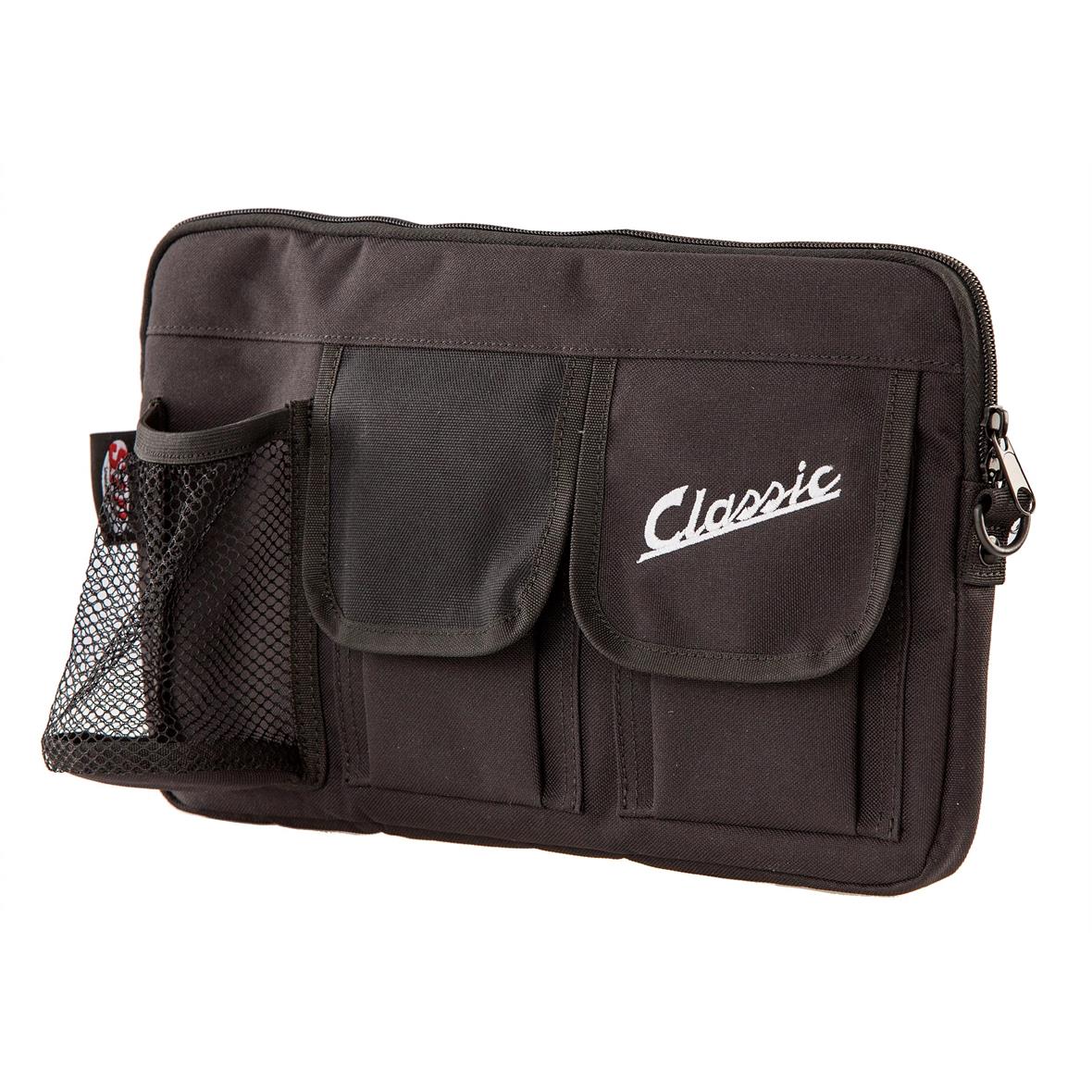 Classic"-tas voor bagageruimte/handschoenkastje Vespa - zwart, nylon