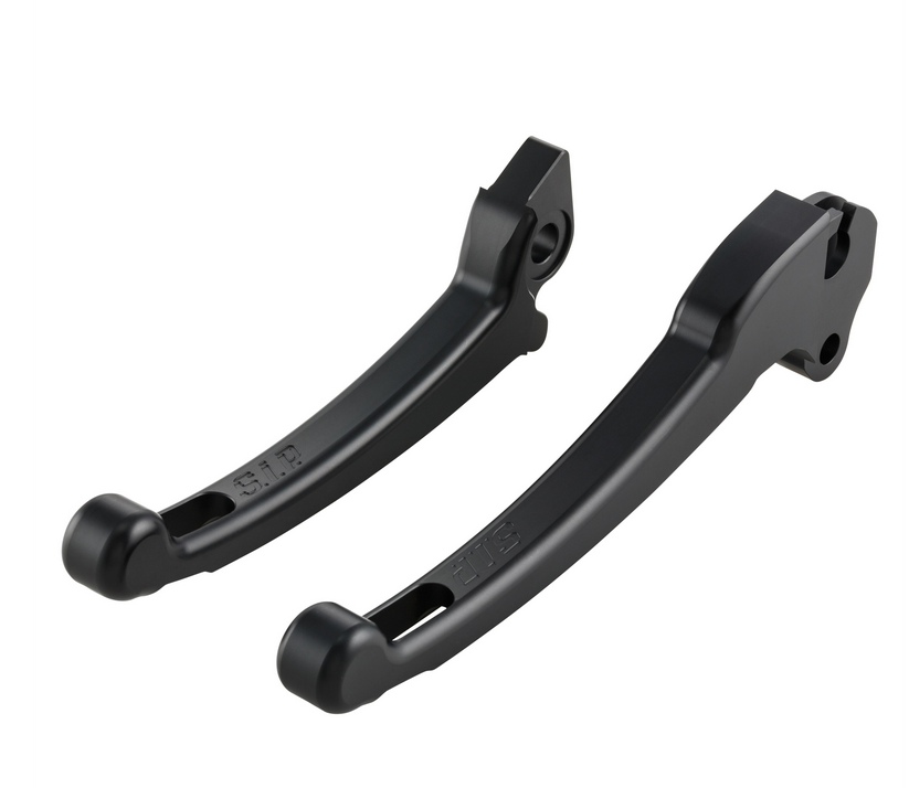 Sport hendelset koppeling/rem voor Vespa PX 125 -150cc, HBZ Hengtong, rechts/links, mat zwart