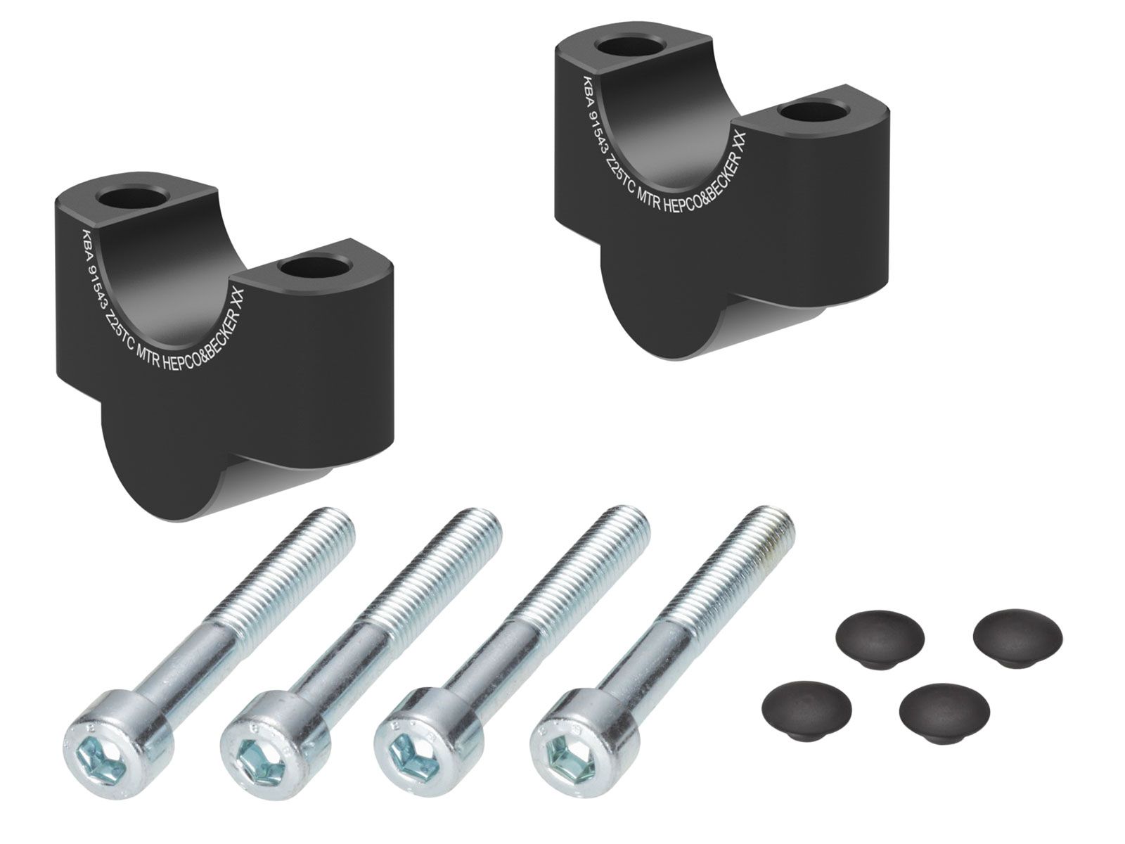 Stuurverhoger H=25 mm zwart voor Honda CMX 1100 Rebel /DCT (21-24) Hepco & Becker