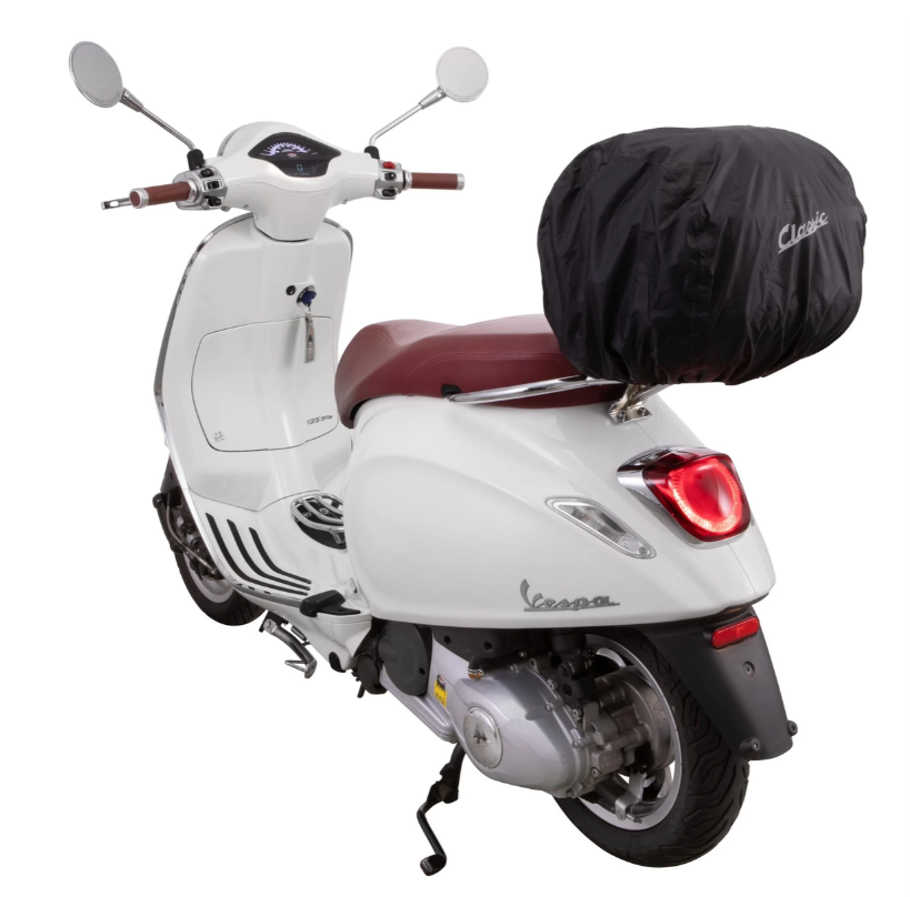 Bagagemandset "Classic" met bagagerek voor Vespa LX/LXV/S 50-150ccm, donkerbruin