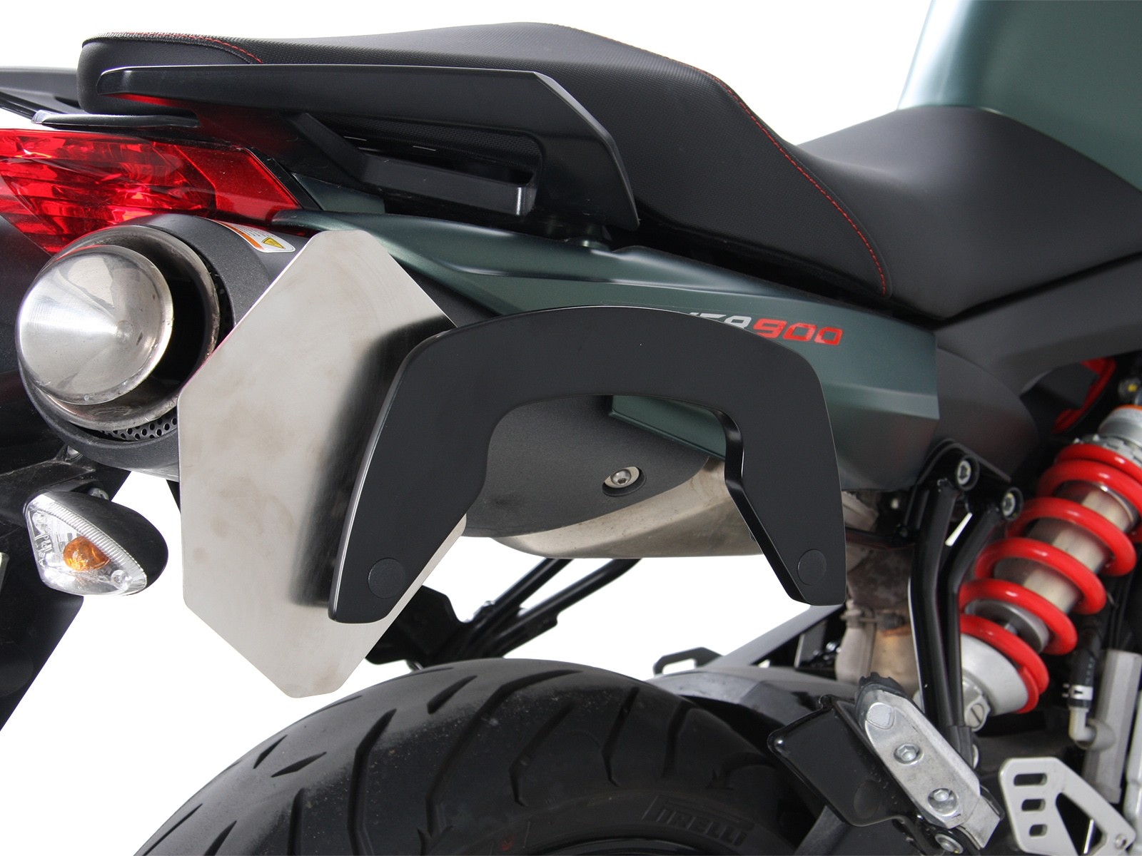 C-Bow zijdrager zwart voor Aprilia Shiver 900 (Bj.17-) Hepco & Becker