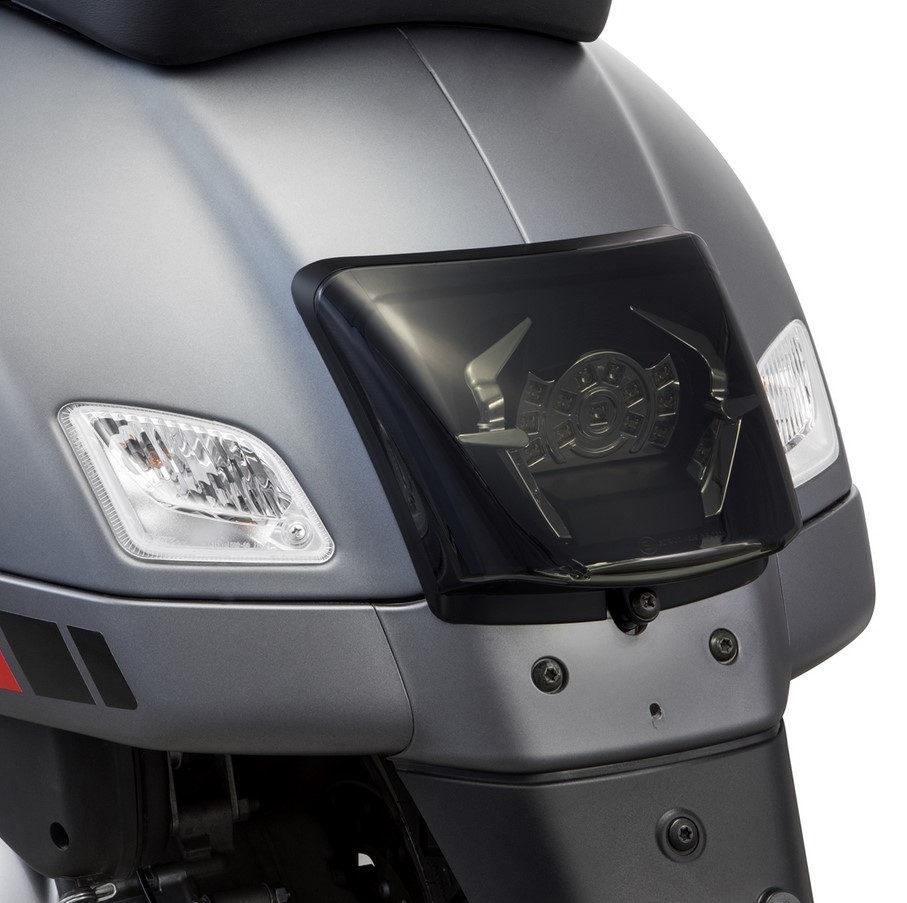 Frame achterlicht conversie voor Vespa GTS/GTS Super/GTV 125-300cc ('14-'18), mat zwart