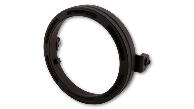 HIGHSIDER pro 5 3/4 inch lamphouderring Frame-R2 Zwart CNC, zijmontage