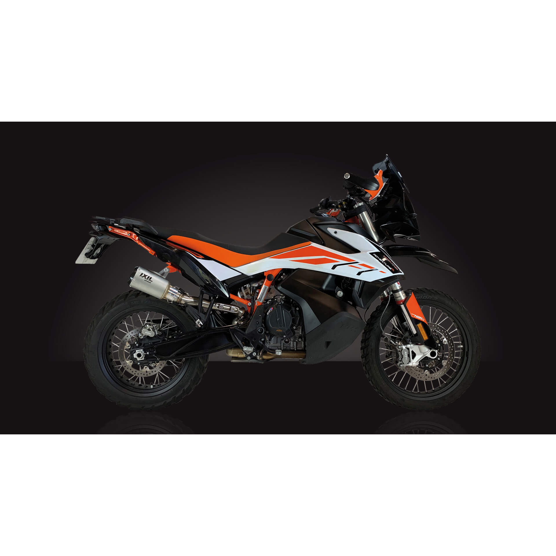 IXIL RB achterdemper KTM 790 Adventure /890 Adventure, roestvrij staal, E-keur, Euro4+5