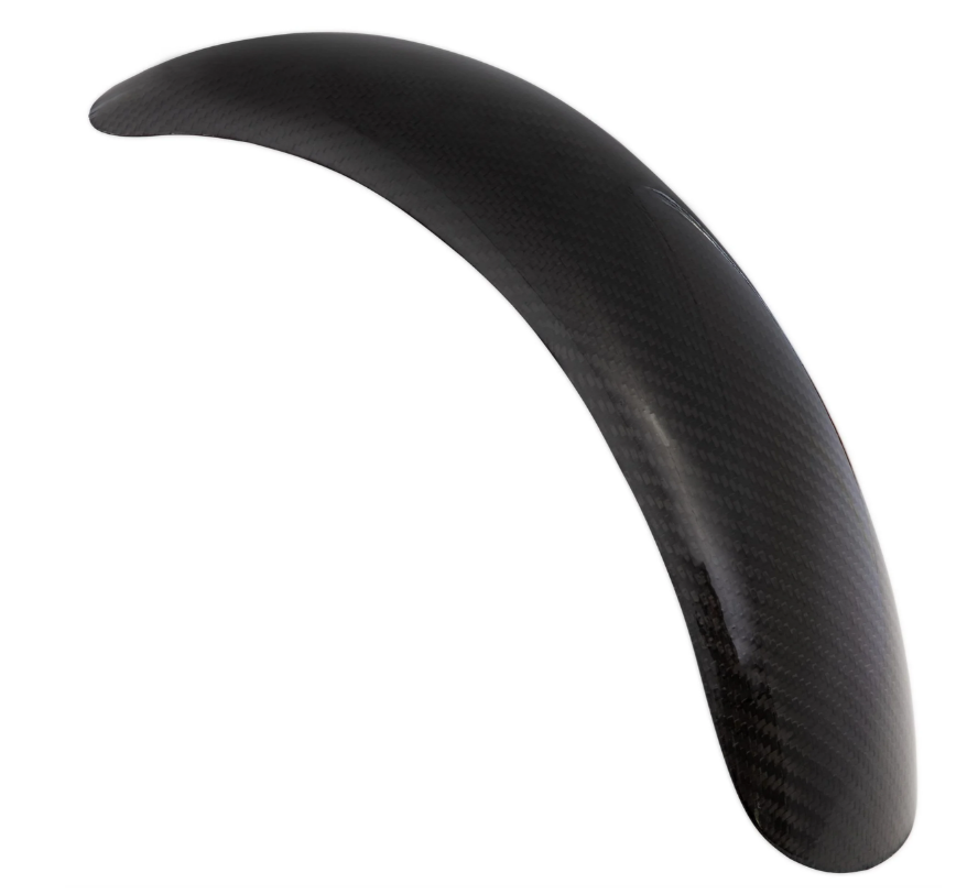 Spatbord Garelli Race EVO II zonder beugel universeel, voor Vespa PX 80-200ccm, carbon helder