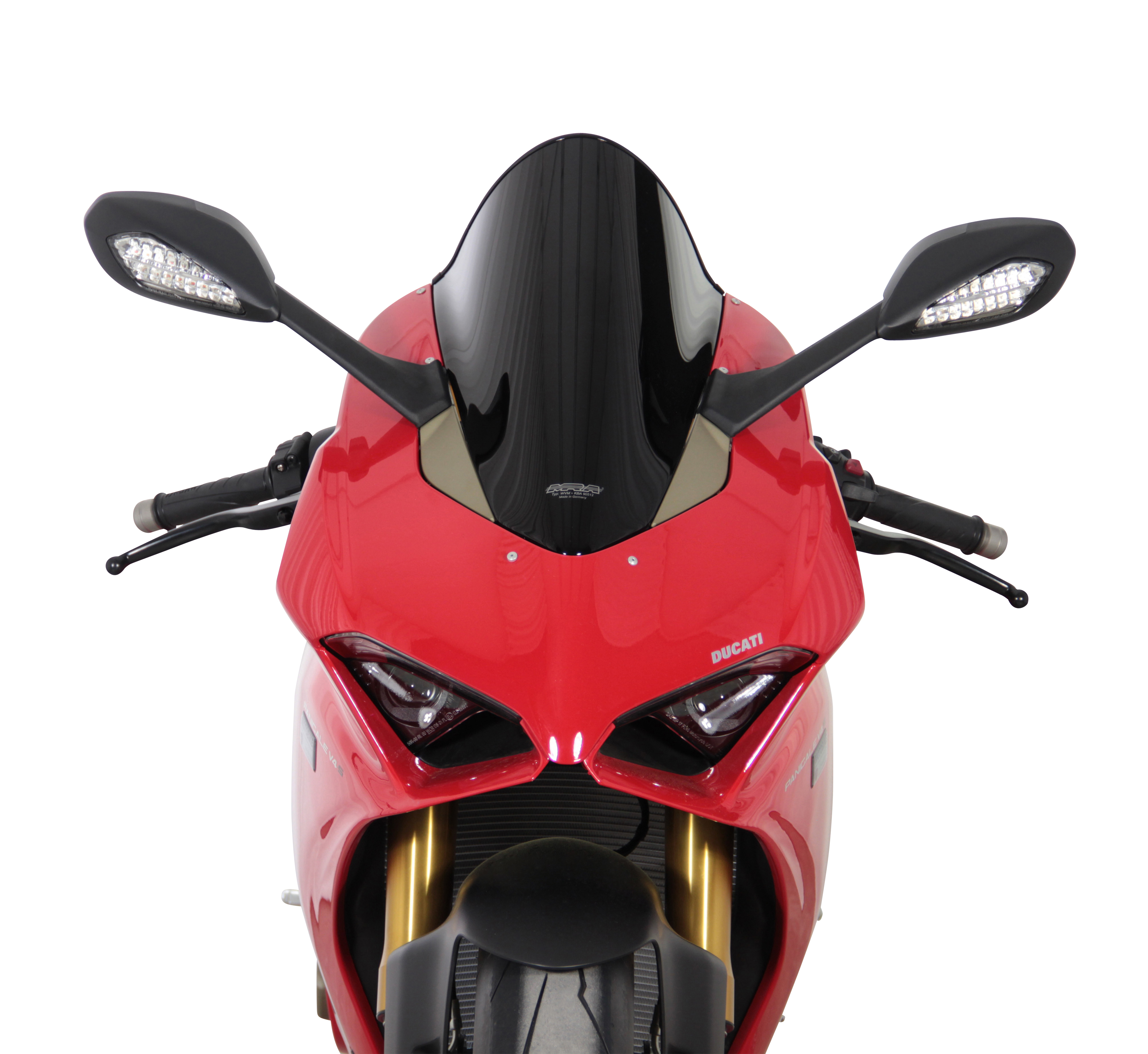 Racing scherm "R" zwart voor Panigale V4 /R /S Orignal MRA