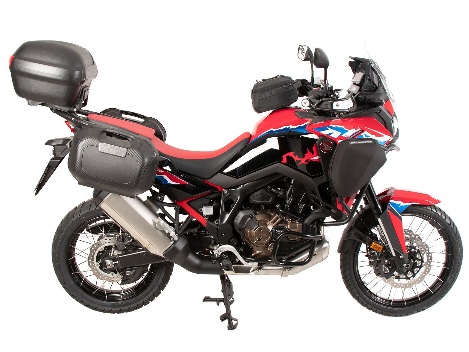 C-Bow zijdrager zwart voor Honda CRF 1100 Africa Twin Adventure Sports (24-) Hepco & Becker