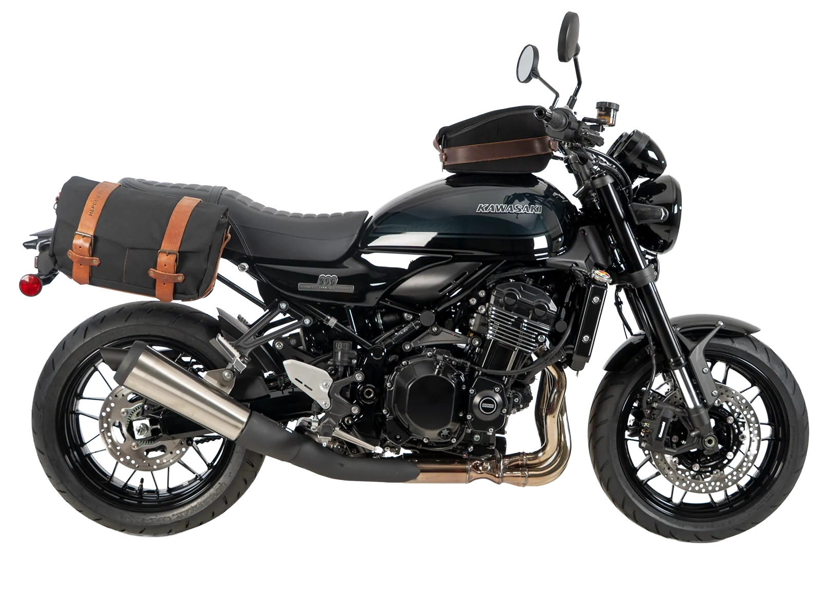 C-Bow zijdrager zwart voor Kawasaki Z 900 RS /Black Ball Edition (26-) Hepco & Becker