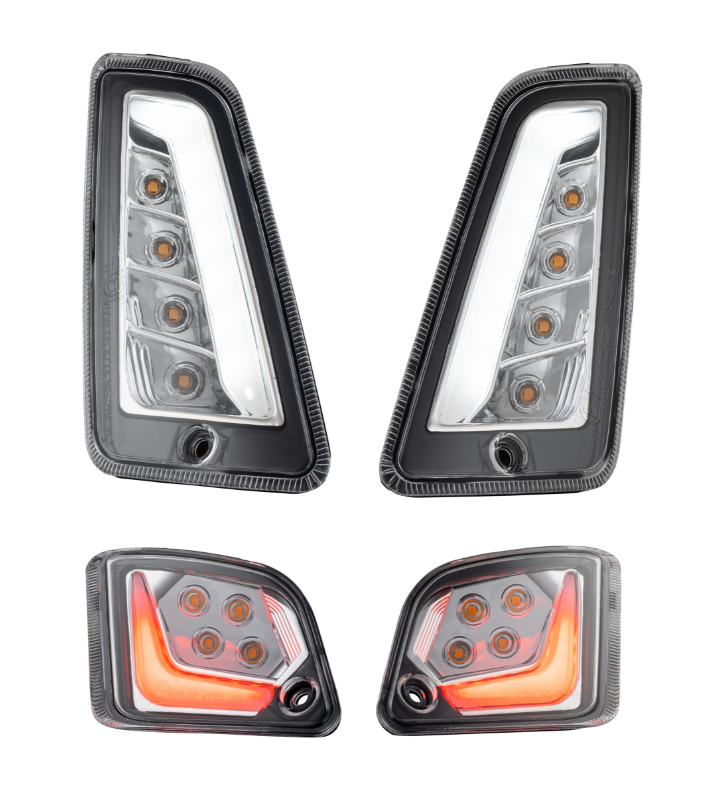 Knipperlichtset voor & achter voor Vespa GTS/GTS Super/GTV 125-300cc, helder