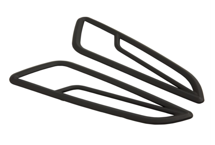 Richtingaanwijzerrooster rechts/links, vooraan voor Vespa Primavera/Sprint 50-150cc 2T/4T AC, mat zwart