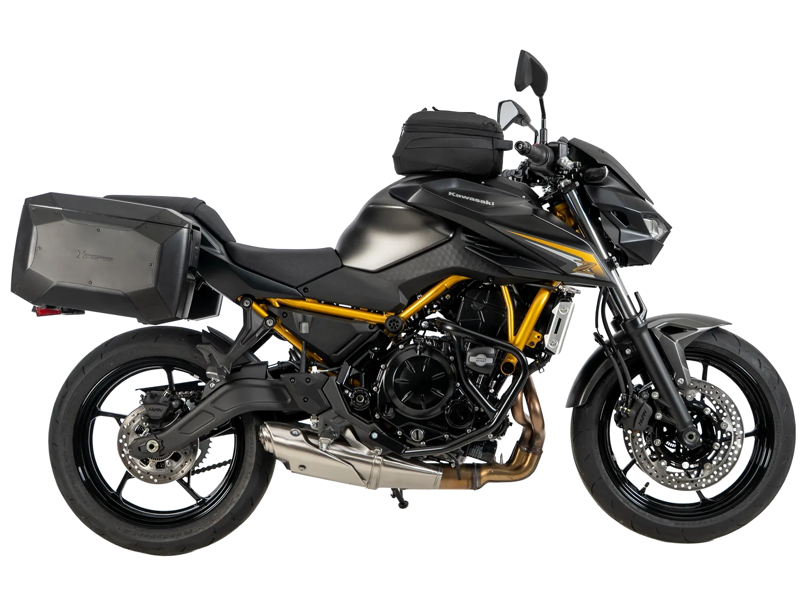 C-Bow zijdrager zwart voor Kawasaki Z 650 S (26-) Hepco & Becker