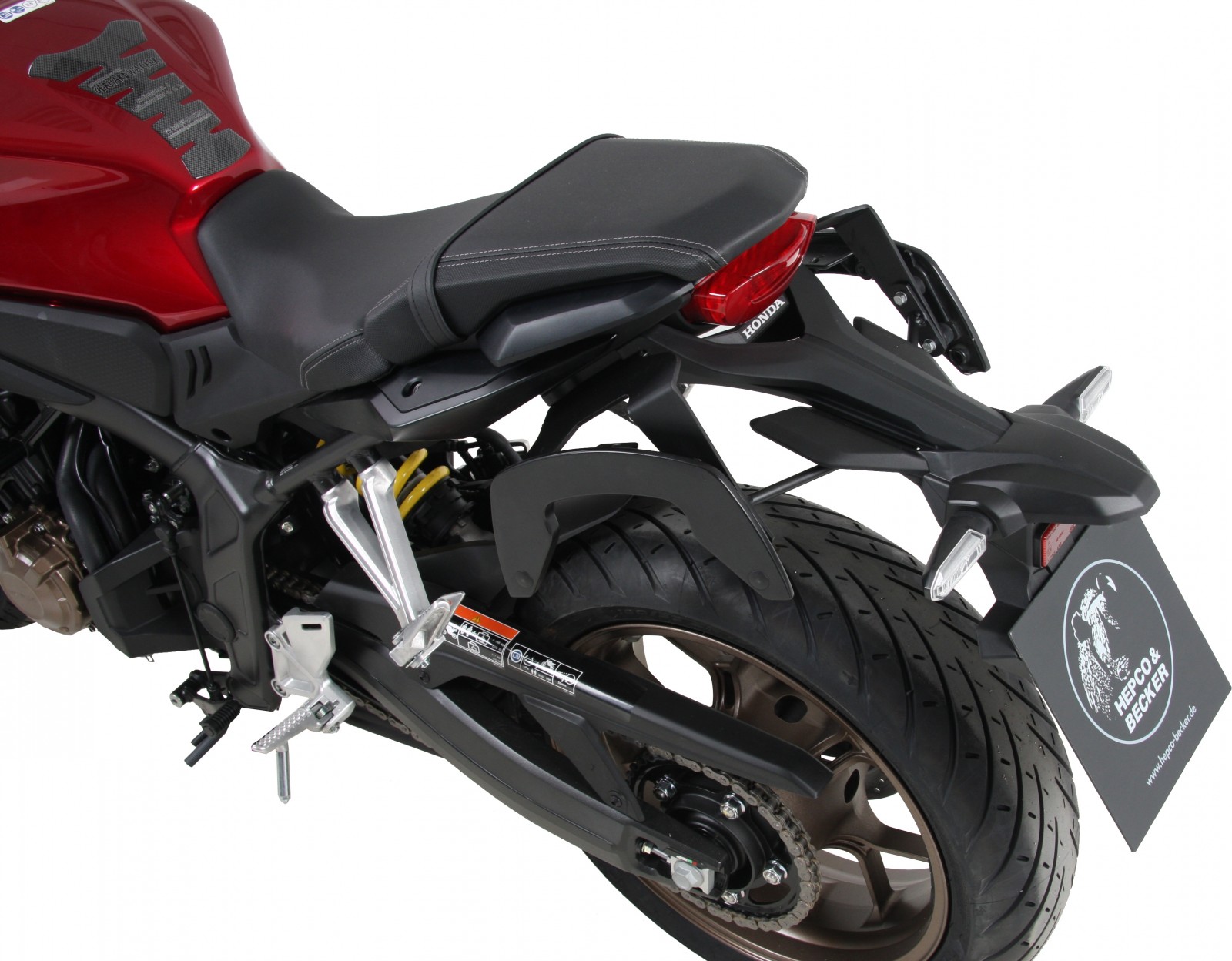 C-Bow zijdrager antraciet voor Honda CB 650 R (19-20) Hepco & Becker