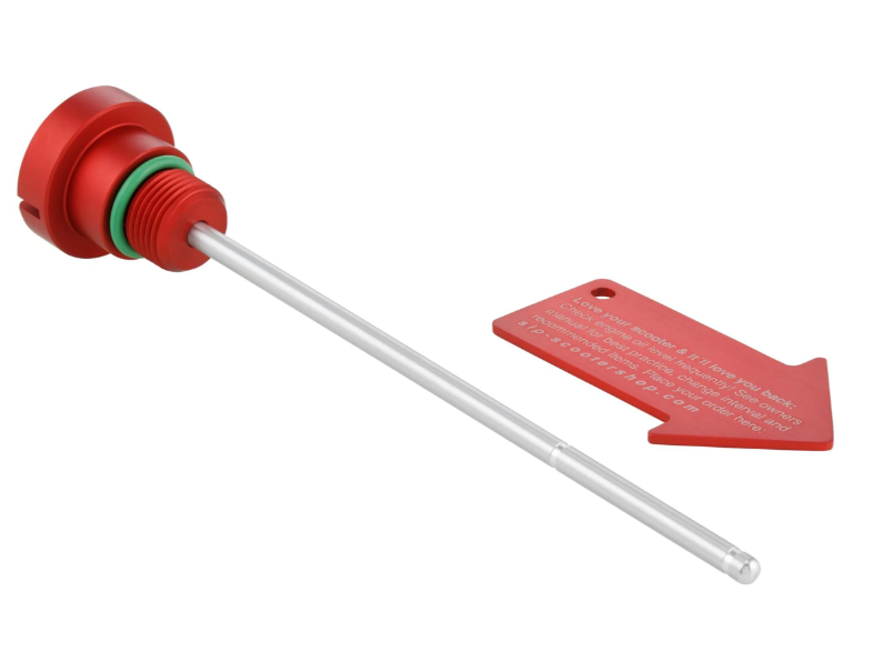 Olievuldop motorolie voor Vespa LX/S 3V i.e. 125-150ccm 4T AC, rood mat