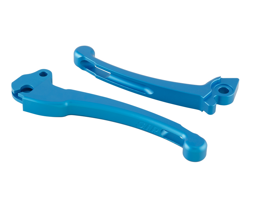 Sport hendelset koppeling/rem voor Vespa PX 125-200ccm, HBZ Grimeca, rechts/links, blauw mat