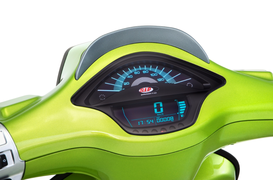 Toerenteller/Tacho voor Vespa Primavera/Sprint 50-150cc 2T/4T AC, zwart