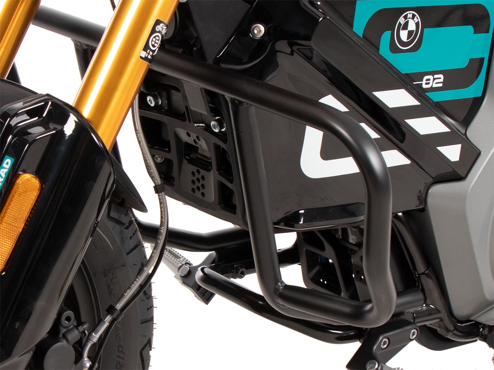 Motorbeschermer zwart voor BMW CE 02 (23-) Hepco & Becker