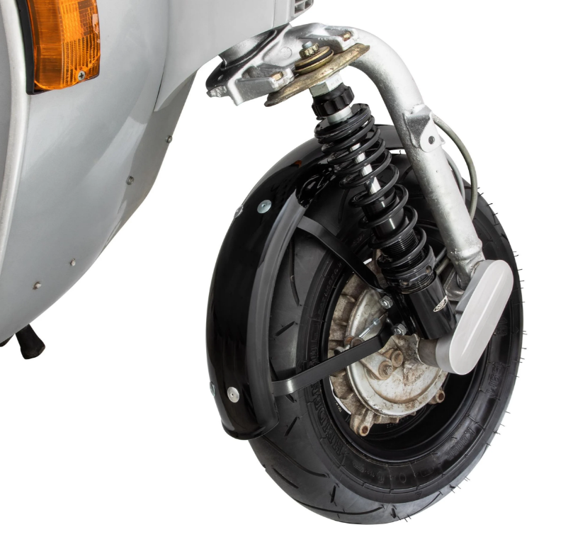 Spatbord Garelli EVO II voor Vespa PX 80-200ccm, GFK, zwart