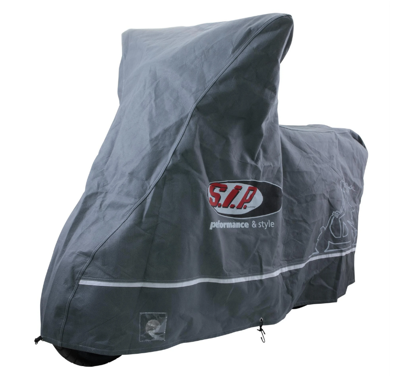 Inklapbare garage Indoor PREMIUM 2.0 voor Vespa ET2/ET4/LX/LXV/S/Primavera/Sprint, maat L, grijs