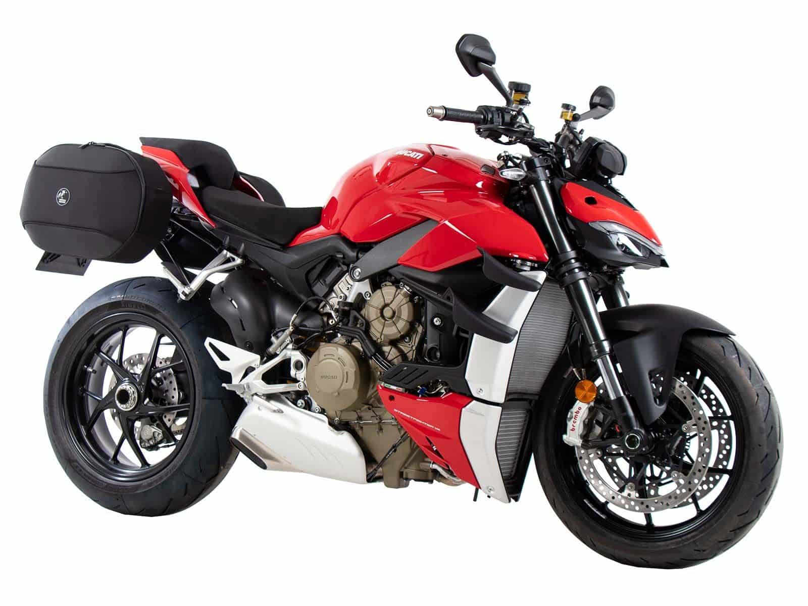 C-Bow zijdrager zwart voor Ducati Streetfighter V4 /S (20-24) Hepco & Becker
