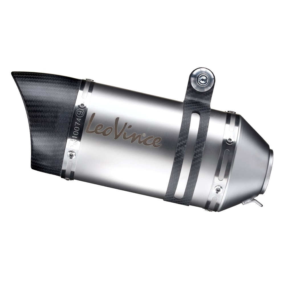 LeoVince uitlaatsysteem LV Pro, roestvrij staal, slip on voor Triumph Street Triple 765 S /RS (18-21), Euro4