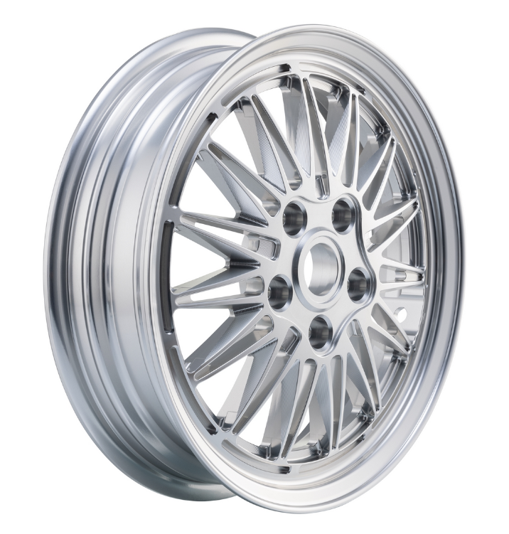 Velgenkam 3 voor/achter 12" voor Vespa GTS/GTS Super/GTV/GT/946 125-300ccm, zilver