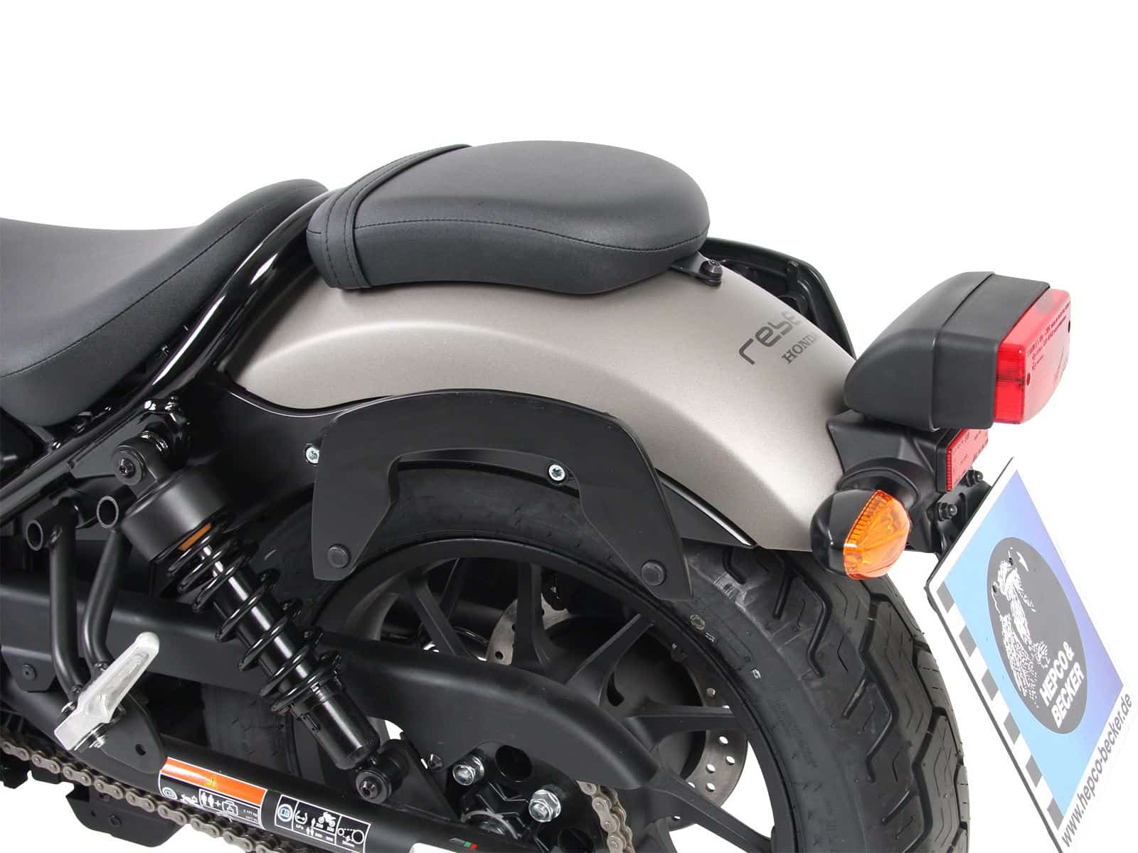 C-Bow zijdrager zwart voor Honda CMX 500 Rebel (17-) Hepco & Becker