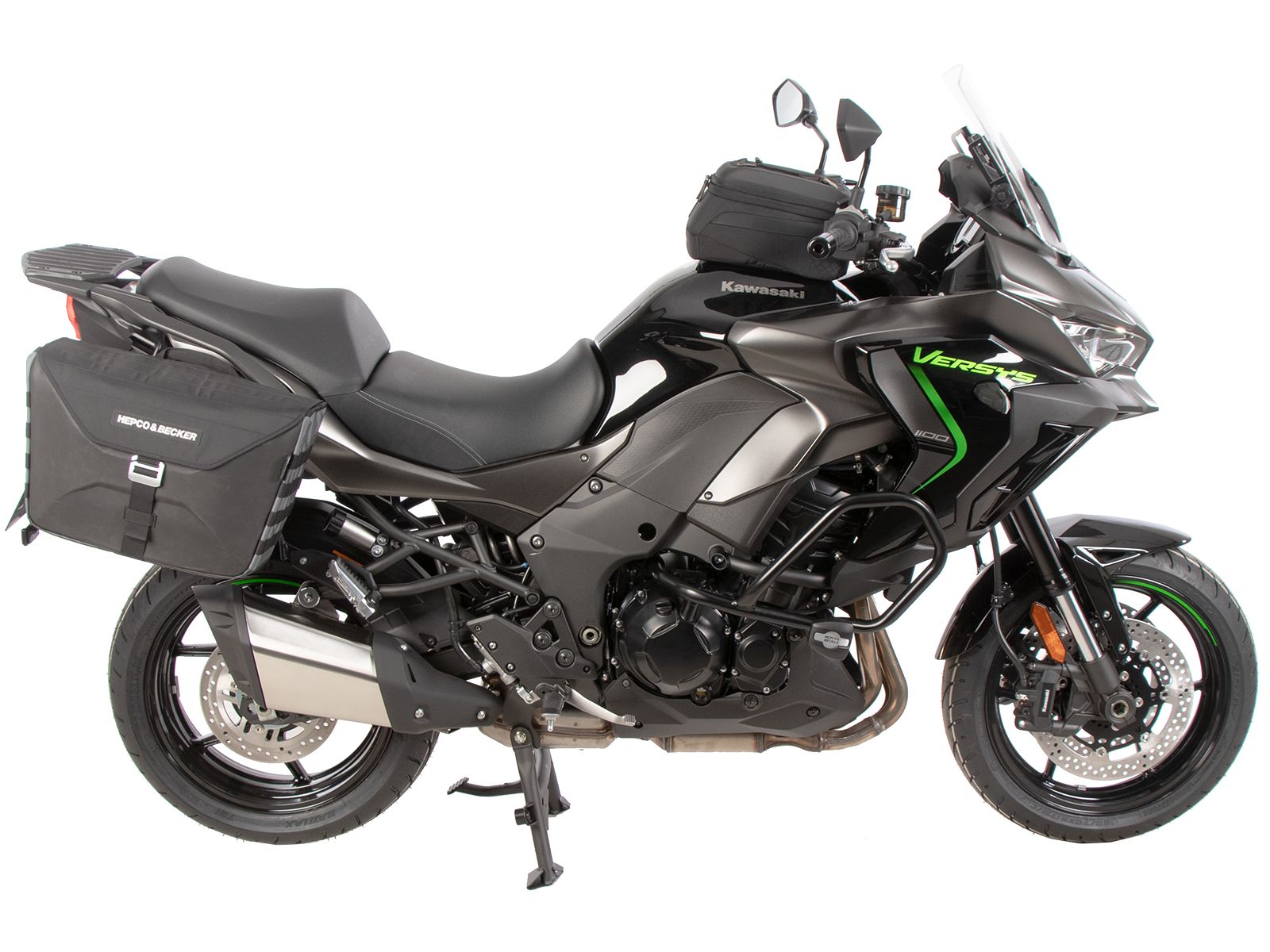 C-Bow zijdrager zwart voor Kawasaki Versys 1100 /SE (25-) Hepco & Becker